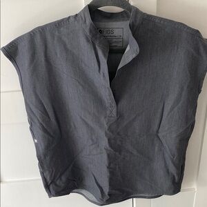 FIGS Womens Graphite Scrub top